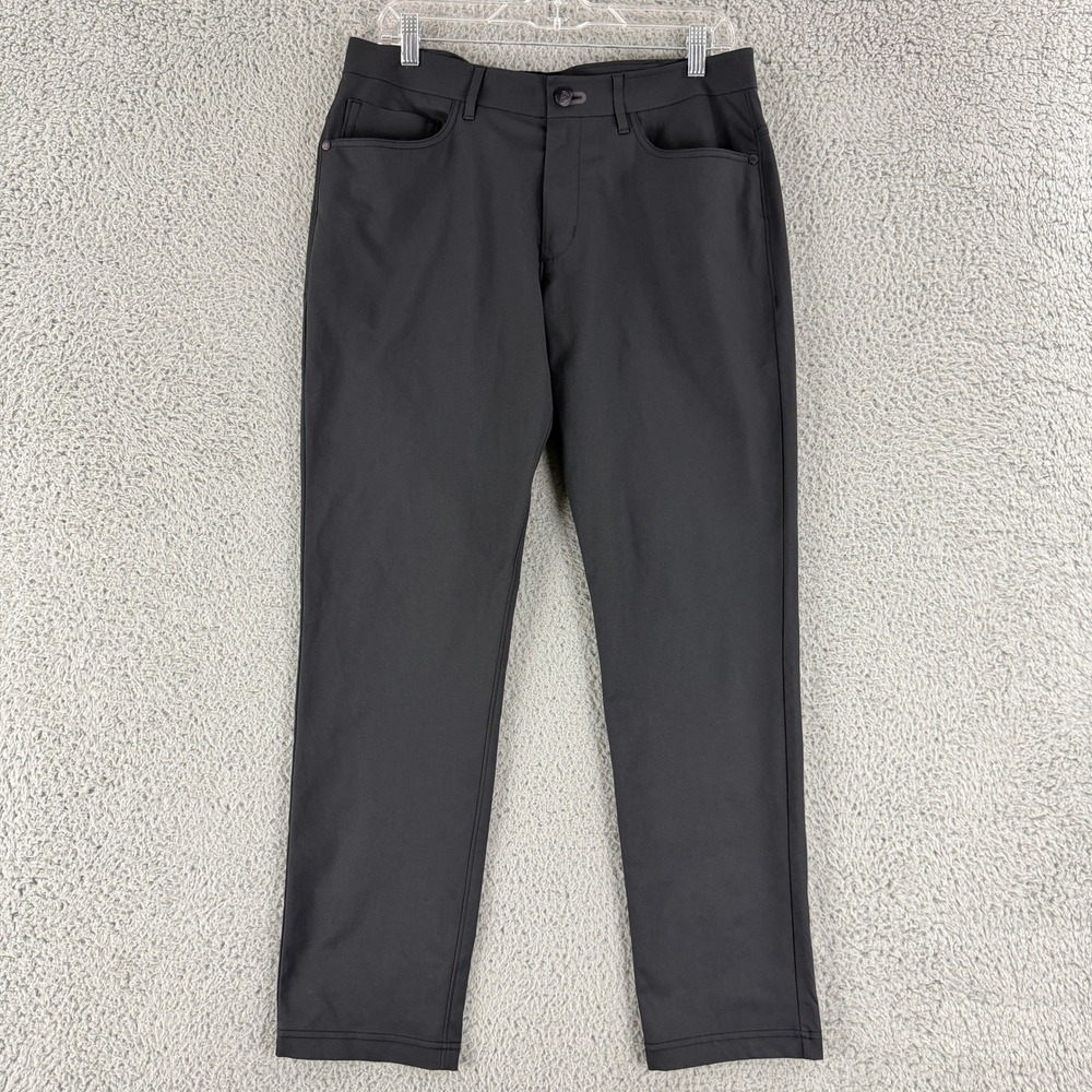 Public Rec Workday Pants Mens 32x30 Black Performance Tapered 5 Pocket Stretch